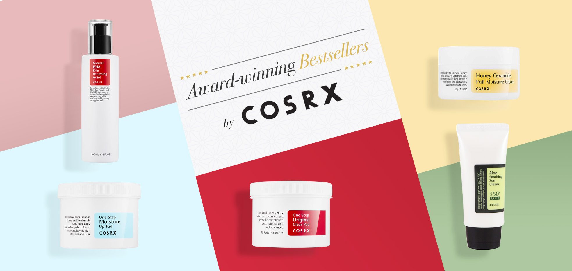COSRX،محصولات پوستی کره ای