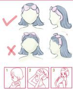 هدبند حوله ای آرایشی