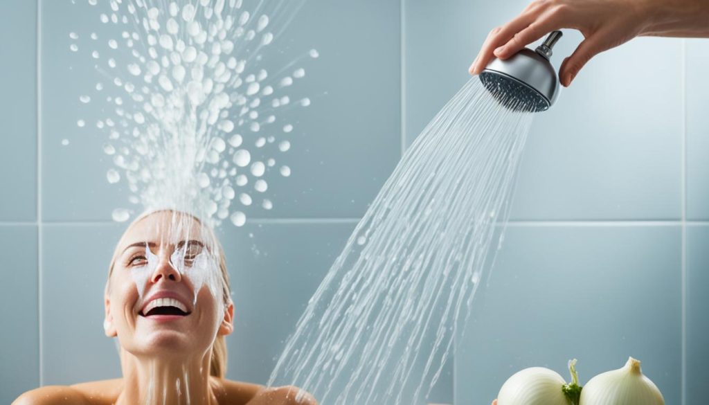تقویت پوست سر با آب پیاز