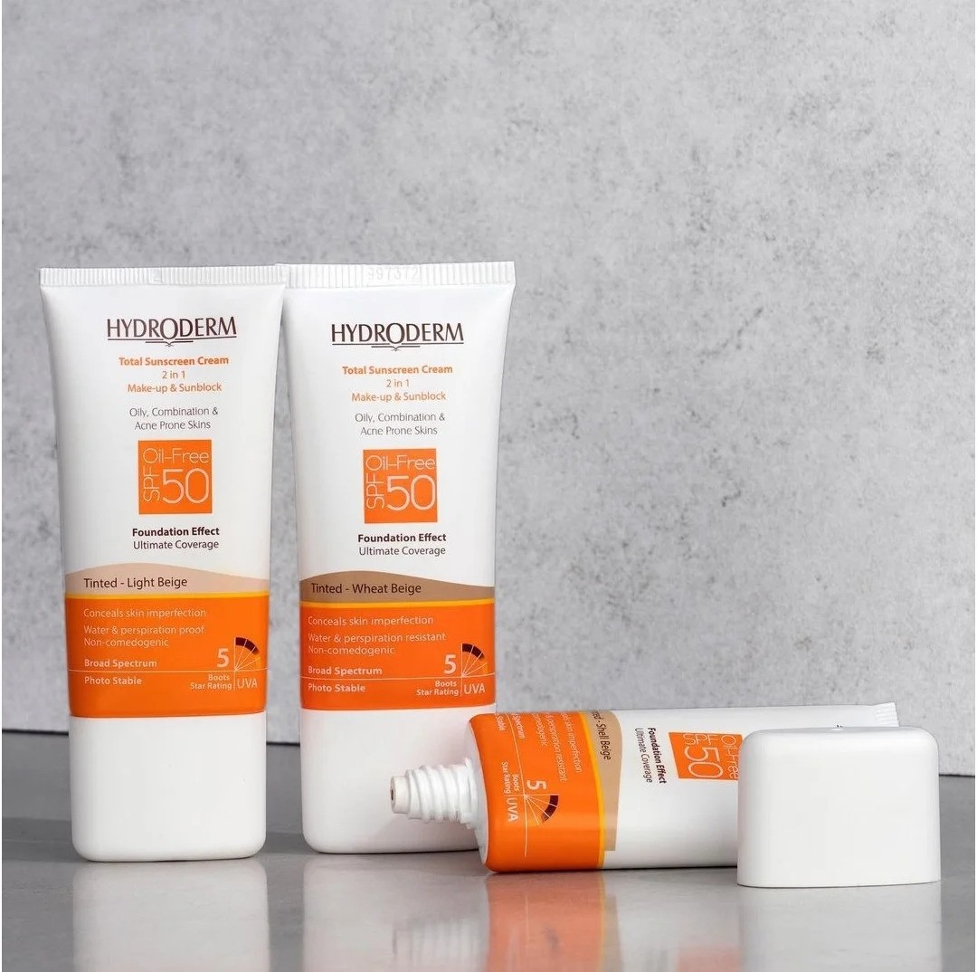 ezgif-1-7f9526b339 کرم ضد آفتاب کرم پودری رنگی فاقد چربی spf50 هیدرودرم – بژ گندمی - Image 1